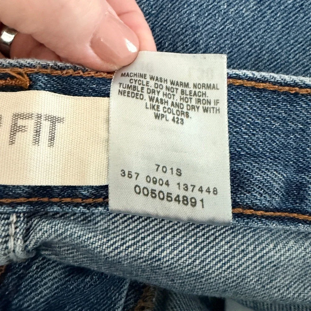 Levi's 505 Regular Fit Jeans 40x30‎ Blue Excellent
